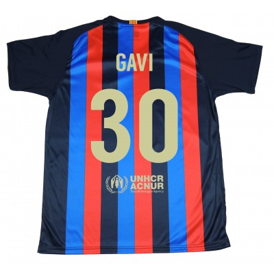 Camiseta Gavi Primera Equipación Adulto del FC Barcelona Producto Oficial Licenciado Temporada 2022/23