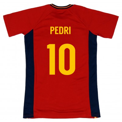 Camiseta Gavi España. Réplica Oficial de la Selección Española Mundial Catar 2022