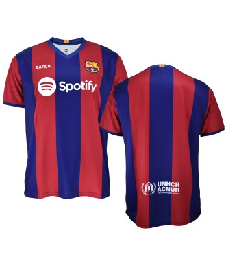 Camiseta Primera Equipación Adulto del FC Barcelona Sin Dorsal Producto Oficial Licenciado Temporada 2023/24