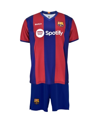 Conjunto Gavi Primera Equipación Infantil del FC Barcelona, Producto Oficial Licenciado Temporada 2023/24