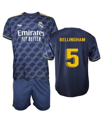 Conjunto  Bellingham Segunda Equipación Para Niño del Real Madrid  Producto Oficial Licenciado Temporada 2023/24