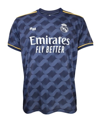 Camiseta Personalizable Segunda Equipación Adulto del Real Madrid Producto Oficial Licenciado Temporada 2023/24