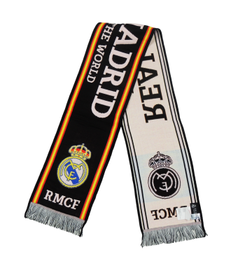 Real Madrid Bufanda Oficial Clásica en color Blanco