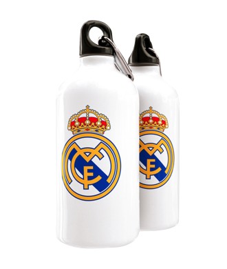 Botellín del Real Madrid FC.para líquidos de 0,40L