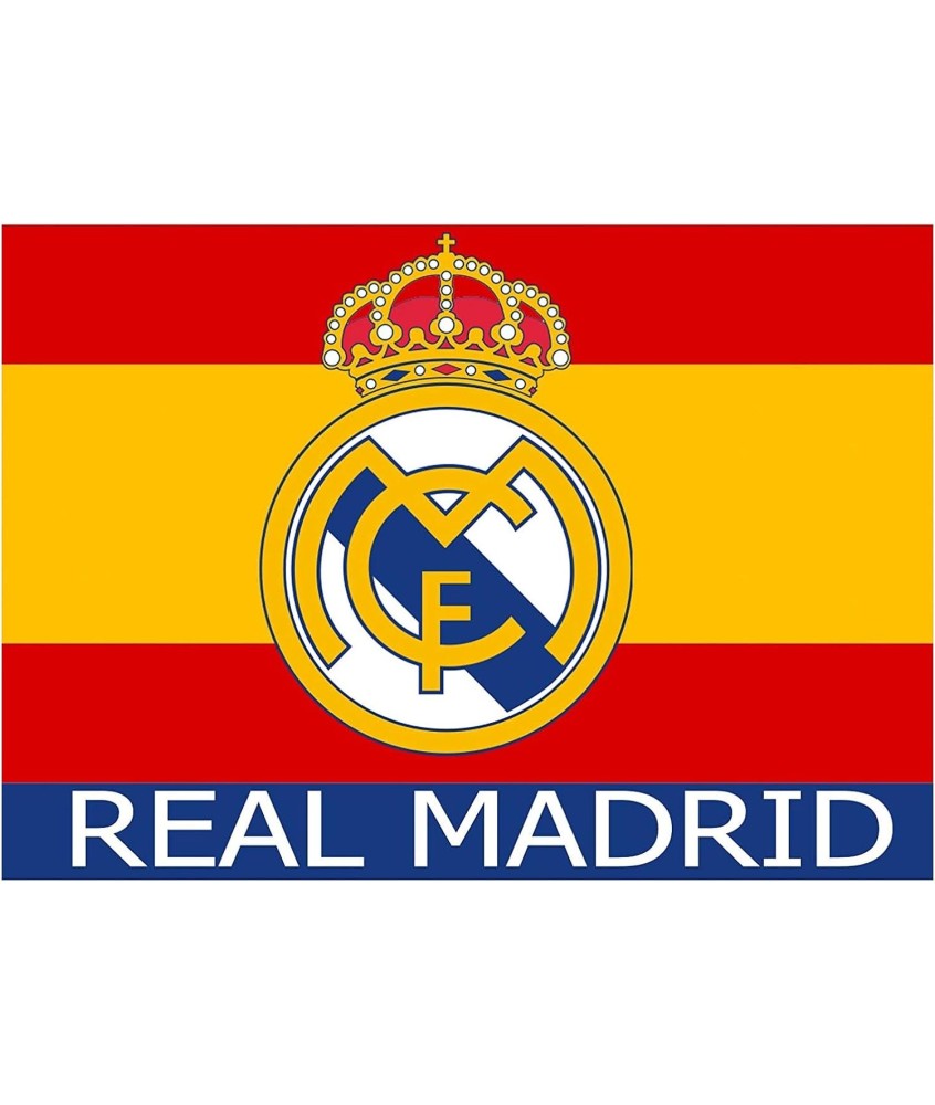 Bandera del Real Madrid FC. Celebra tu Pasión por el Deporte