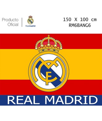 Bandera del Real Madrid FC. Celebra tu Pasión por el Deporte