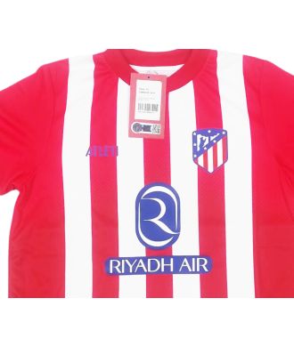 Camiseta Atlético de Madrid 1ª Equipación Talla Adulto, Producto Oficial Licenciado Temporada 2023/24.