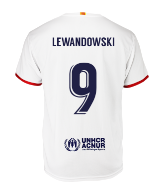 Camiseta Lewandowski Segunda Equipación Adulto del FC Barcelona Producto Oficial Licenciado Temporada 2023/24