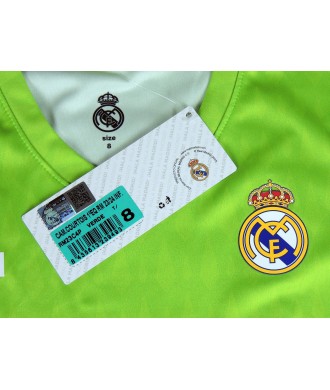 Equipación Portero Courtois Primera Equipación infantil del Real Madrid Producto Oficial Licenciado Temporada 2022/24