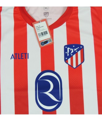 Equipación Atlético de Madrid Sin dorsal  Kit Primera Equipación Infantil, Producto Oficial Licenciado Temporada 2022/24