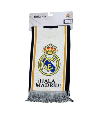Real Madrid Bufanda Oficial Blanca "Hala Madrid"