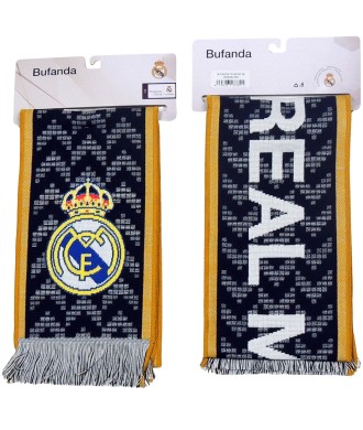 Real Madrid Bufanda Oficial Azulmarino-dorado Temporada 23-24