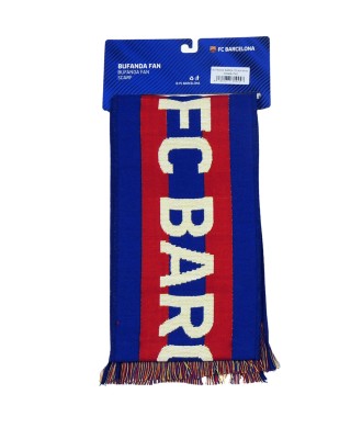 Bufanda FC Barcelona blaugrana .  Medidas: 140 x20 cm. Composición 100% Acrílico